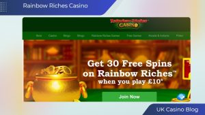 9. Rainbow Riches Casino