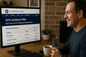 How Does the Cashback Offer Work at All British Casino?
