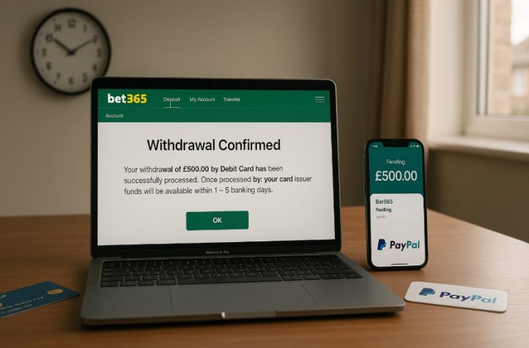 how long do withdrawals from bet365 take