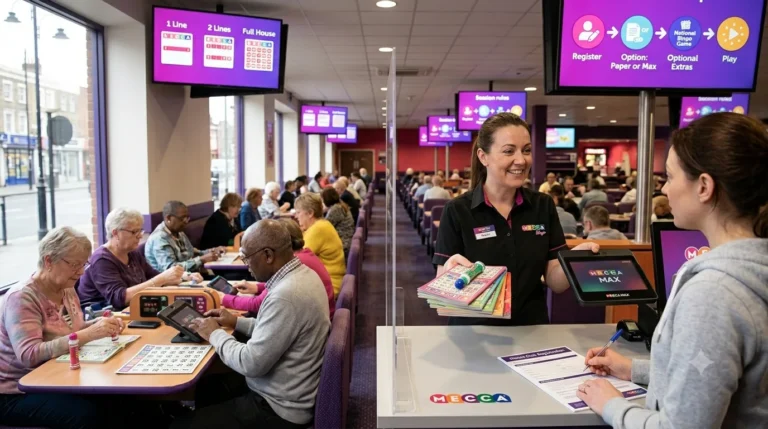 Play Mecca Bingo in club