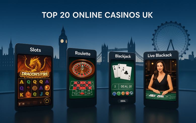 Top 20 Online Casinos UK