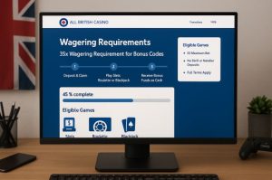 What Are the Wagering Requirements for All British Casino Bonus Code for Existing Players?