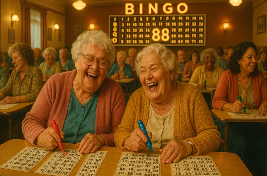 two fat ladies in bingo