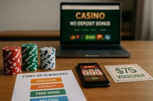 What Are the Types of $75 No Deposit Bonuses?