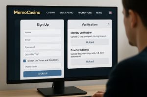 How Do You Register and Verify an Account on Memo Casino?