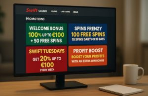 What Types of Bonuses and Promotions Does Swift Casino Offer?