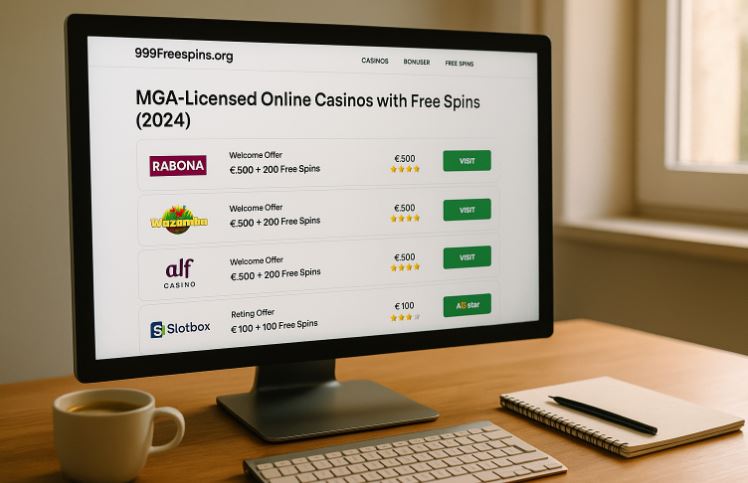 MGA Casino www.999freespins.org