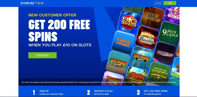 Coral Sign Up Bonus